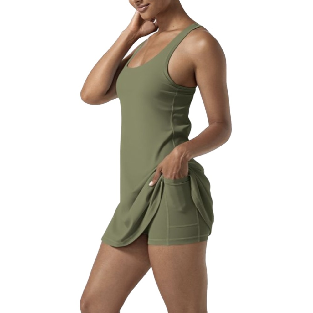 HALARA ✨ Softlyzero Active Dress with Pocket shorts - Picture 1 of 10